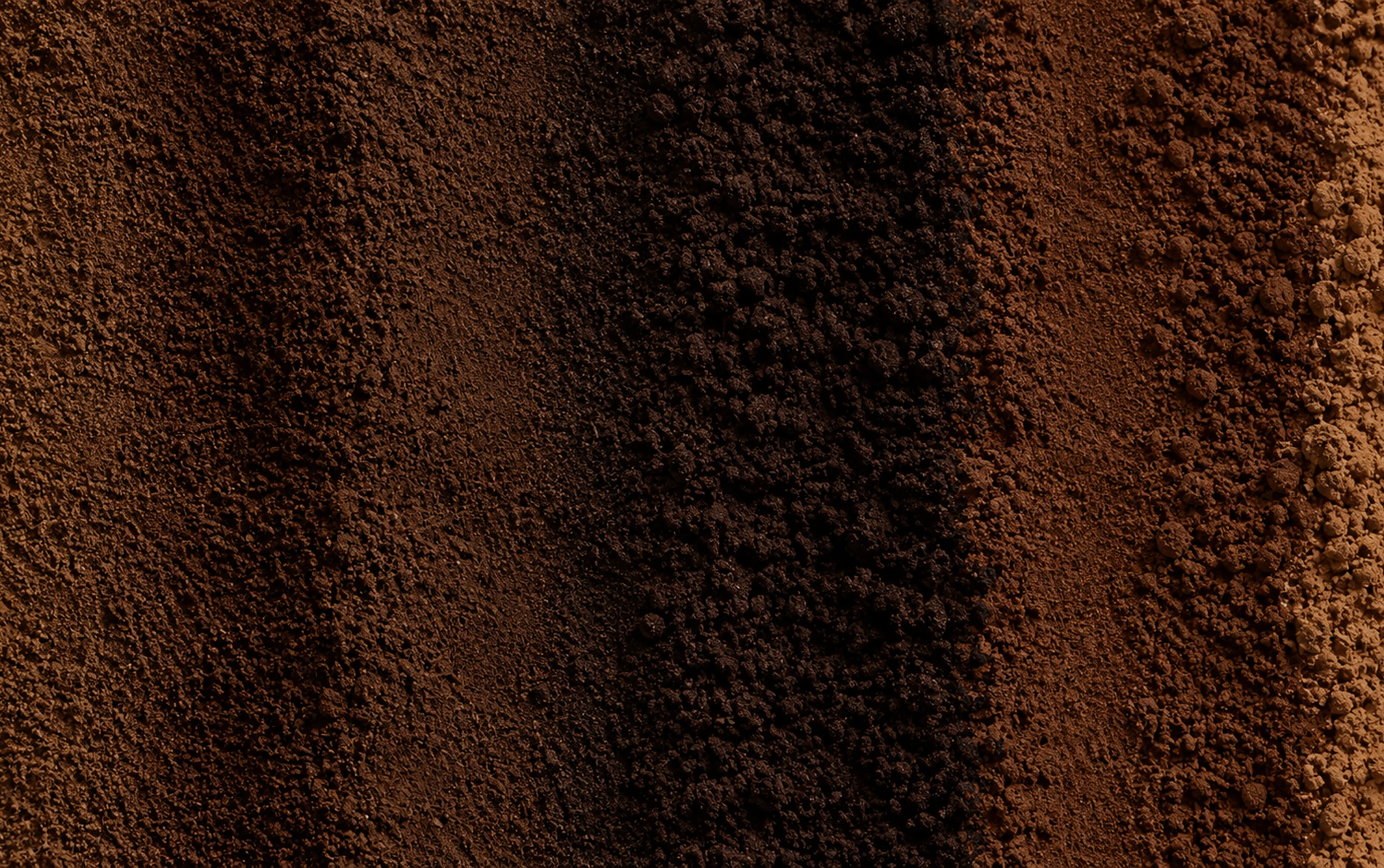 Cocoa powder texture